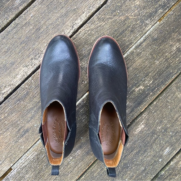 Kork Ease Velma Black Leather Chelsea Boots - Sz 8 - Picture 3 of 10